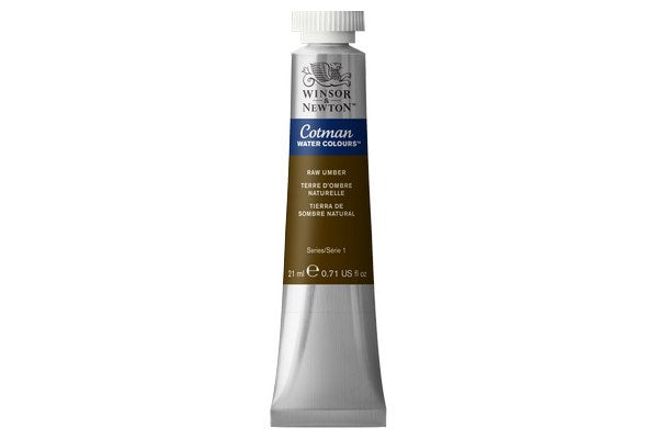 Cotman watercolour 21ml Raw Umber 554